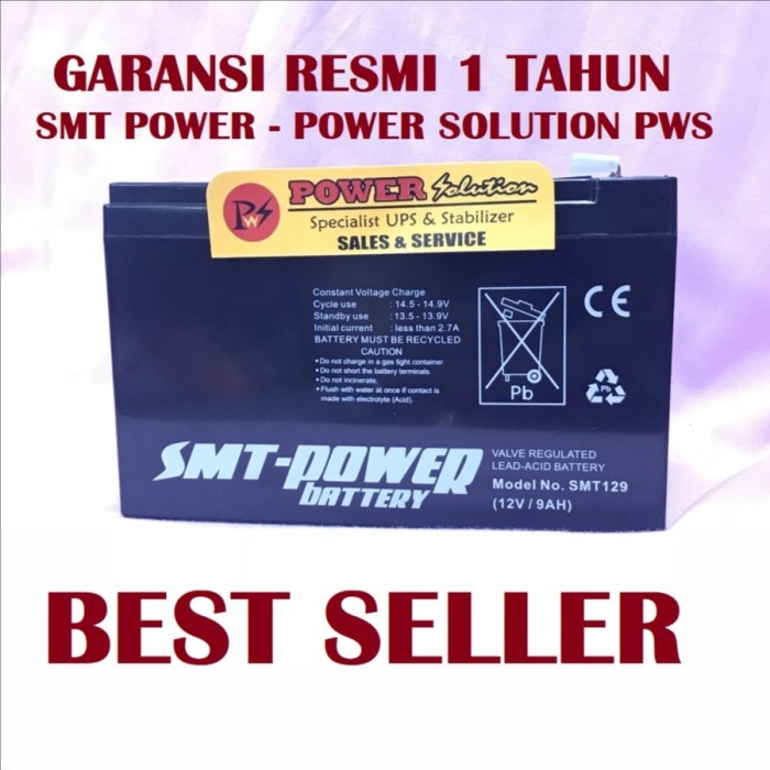 Battery Kering Smt 12V 9Ah Battery ups 12v 9Ah