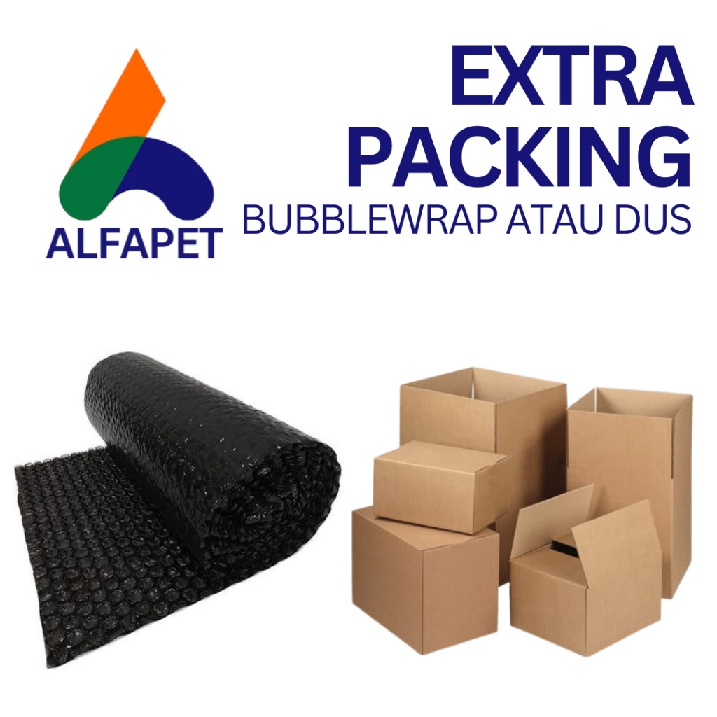 

Extra packing bubblewrap atau dus tambahan