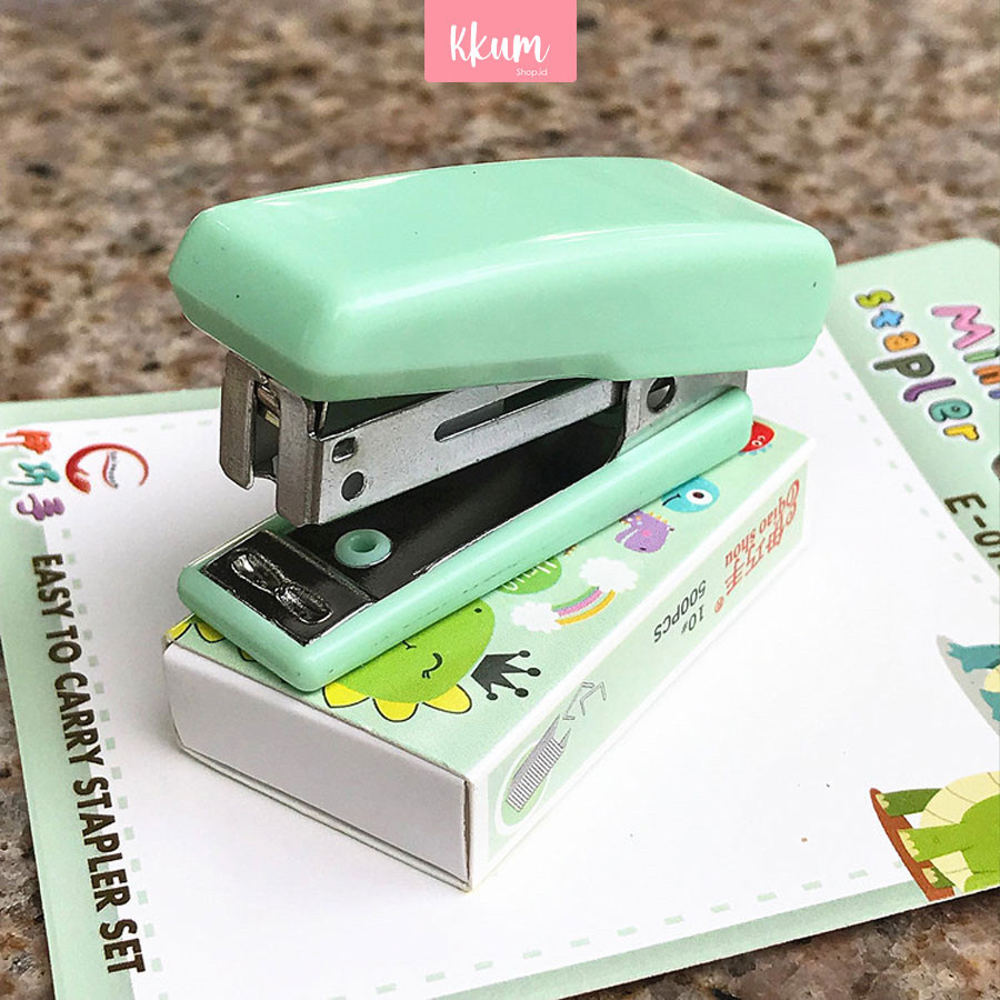 

FREE ISI Stapler cute set/ Staples lucu mini karakter