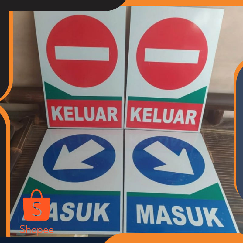 

Terlaris Custom. Rambu Lalu Lintas Masuk (In) dan Keluar (Out) - Custom Elegan