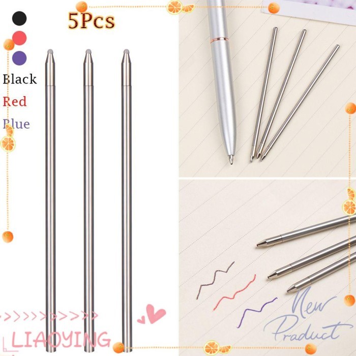 

Vee Ly 5Pcs/Lot Diamond Pen Isi Ulang Perlengkapan Menulis Kantor Sekolah