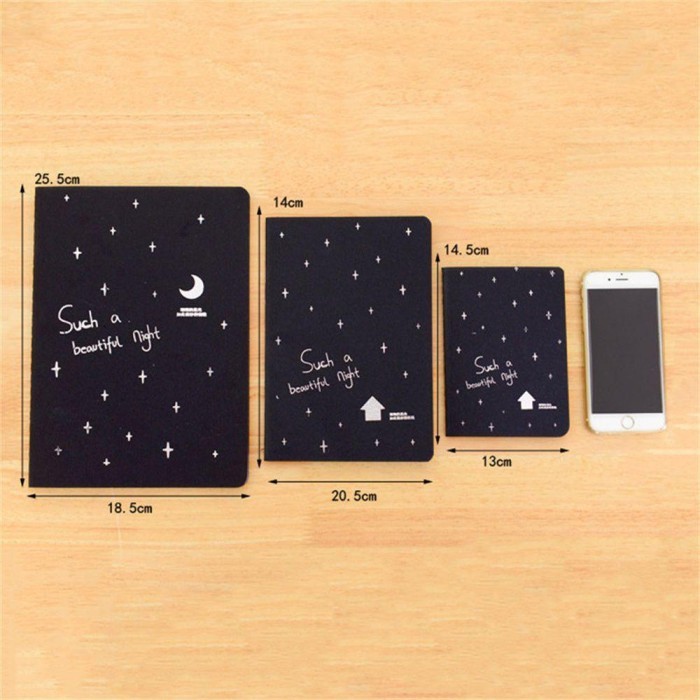 

Vee Blank Black Paper Pad Perlengkapan Sekolah Alat Tulis Hadiah