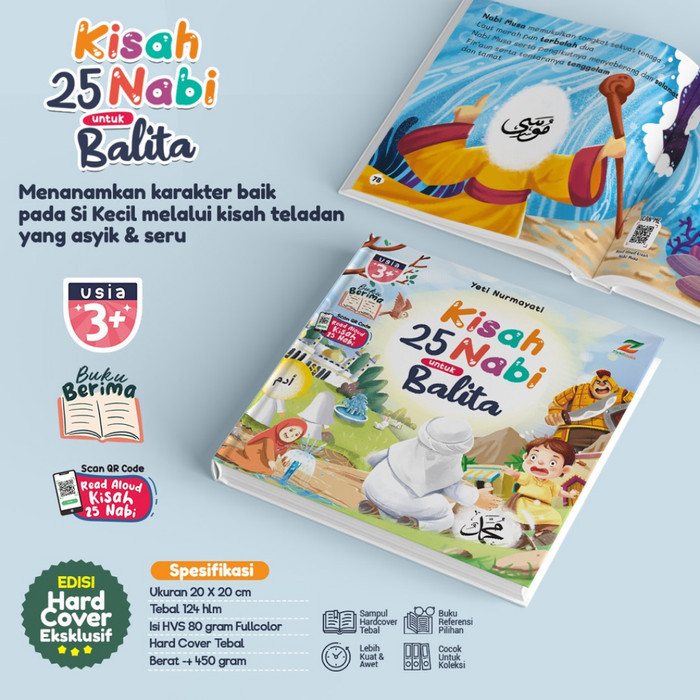 

Bana Ziyadbooks Buku Kisah 25 Nabi & Rasul Untuk Anak Balita