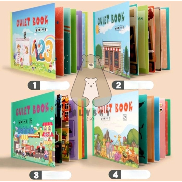 

Bana Quiet Book/ Busy Book/ Buku Aktivitas Edukasi Anak/ Kids Activity Book
