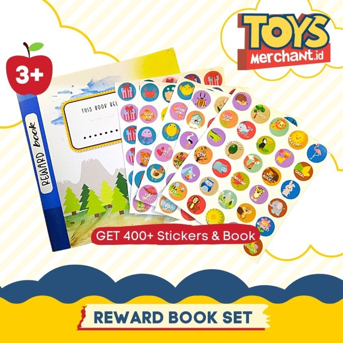 

Bana Reward Book Animal Kingdom Termasuk 400 Pcs Stiker / Buku Anak