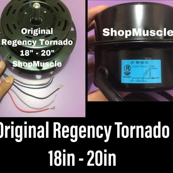 Dinamo Motor 18" - 20" In Inch Kipas Angin Regency Tornado