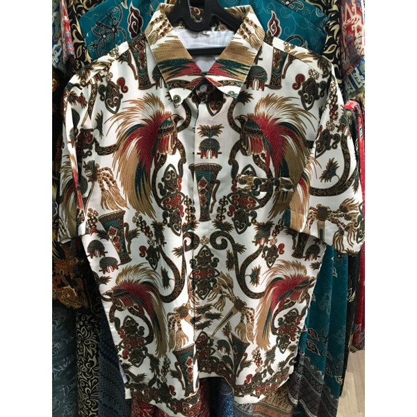 Alib Batik Papua Lengan Pendek / Batik Papua Pria Keren