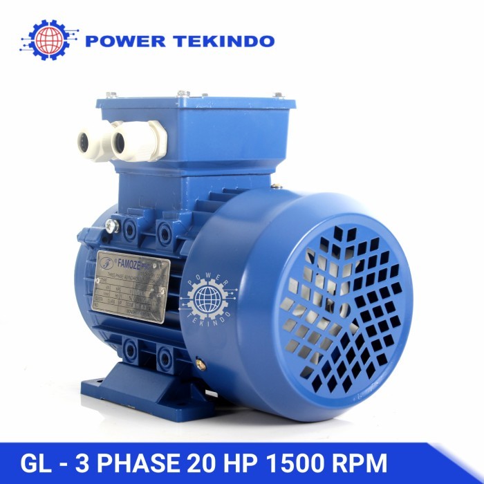 Famoze Pro Dinamo 3 Phase 20 HP 1500 RPM GL Electric Motor Diesel