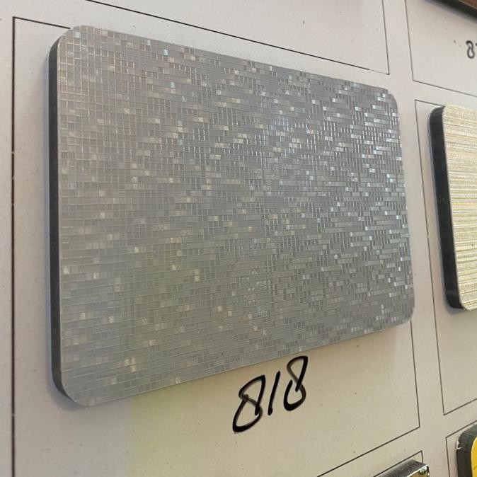 Sale Pvc Sheet Board 8Mm Wallpanel Silver Pvc Panel