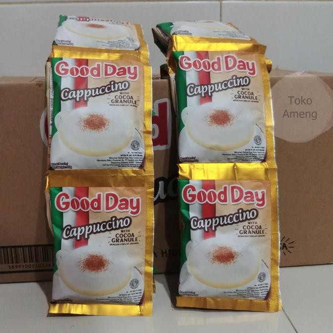 

Good Day Cappuccino Sachet 25Gr - 1 Dus (120Pcs)