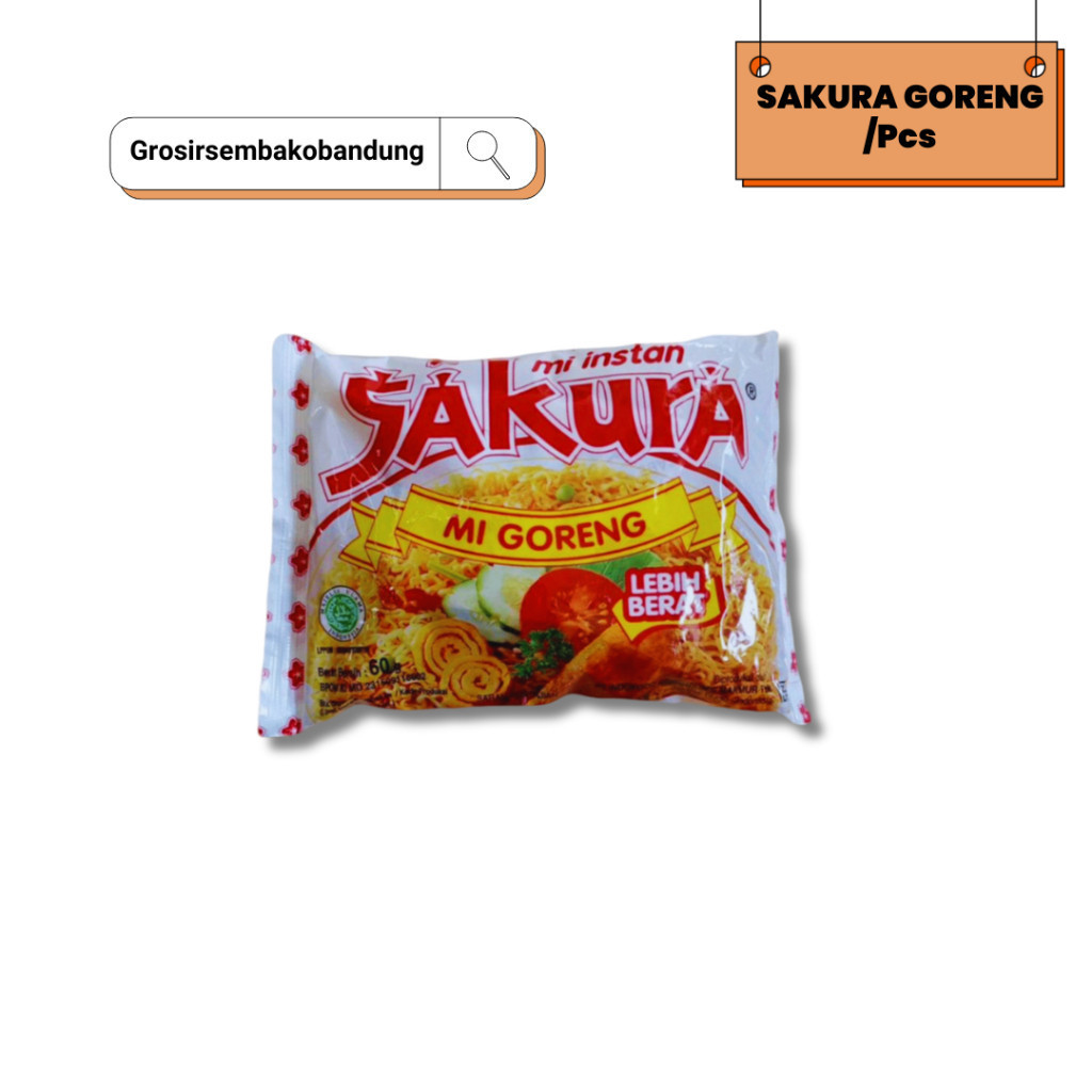 

SAKURA MIE GORENG PCK 60g - 1 PCS - Kota Bandung