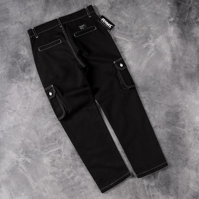 Promo Gila [N00478] Celana Panjang Cargo Motif Rantai Fennel Ii-99