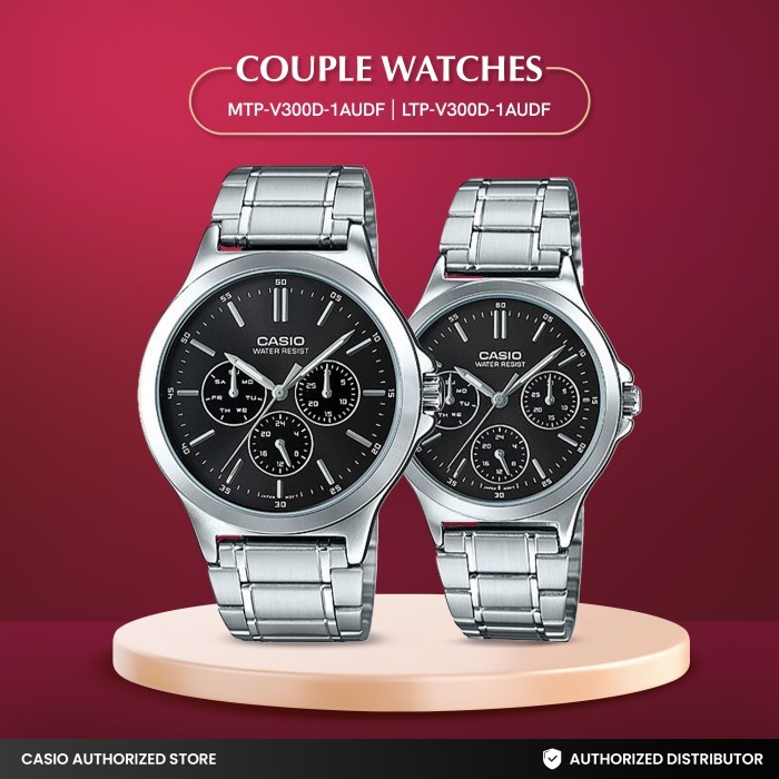 Casio Jam Tangan Couple Analog V300D-1AUDF