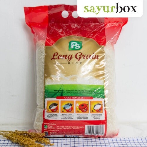 

Food Station Beras Long Grain 5 kg Sayurbox
