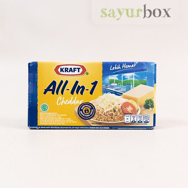 

Kraft All In One Cheese 160 gram Sayurbox