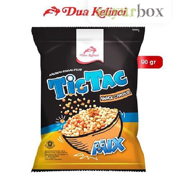 

Dua kelinci Tic Tac Mix 90 gram Sayurbox