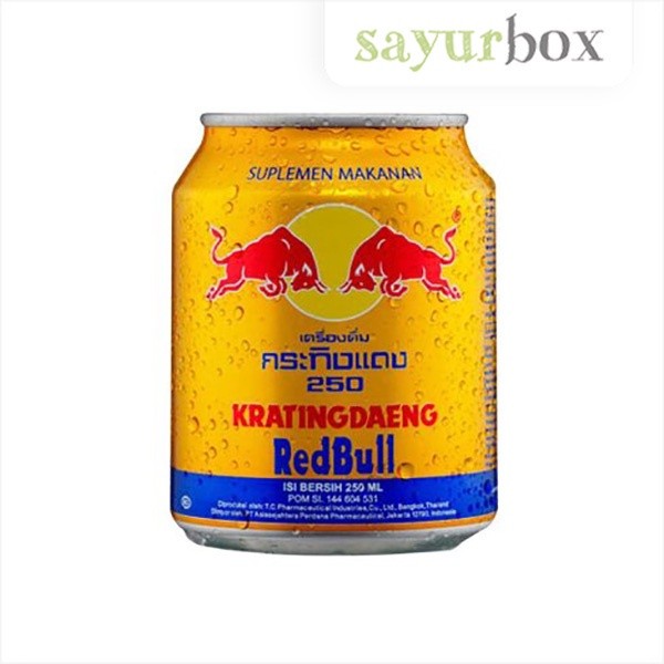 

Kratingdaeng Energy Drink Gold Can 250 ml Sayurbox
