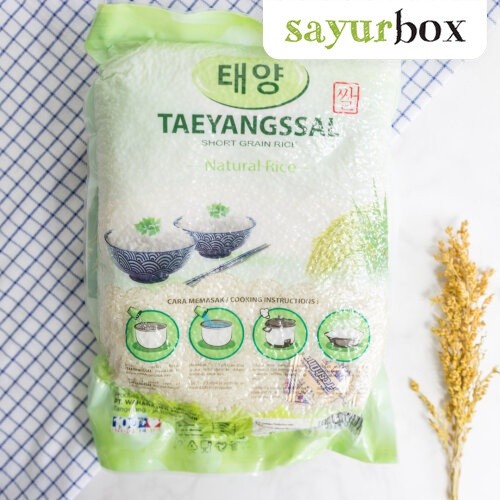 

Taeyang Ssal Beras Korea 2 kg Sayurbox