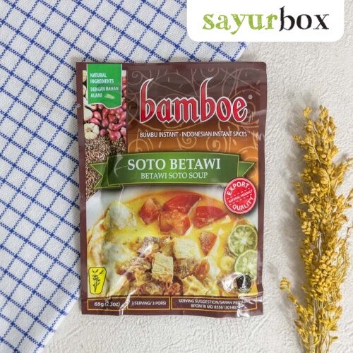 

Bamboe Bumbu Soto Betawi 65 gram Sayurbox