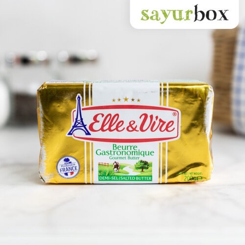 

Elle & Vire Gold Salted Butter 200 gram Sayurbox