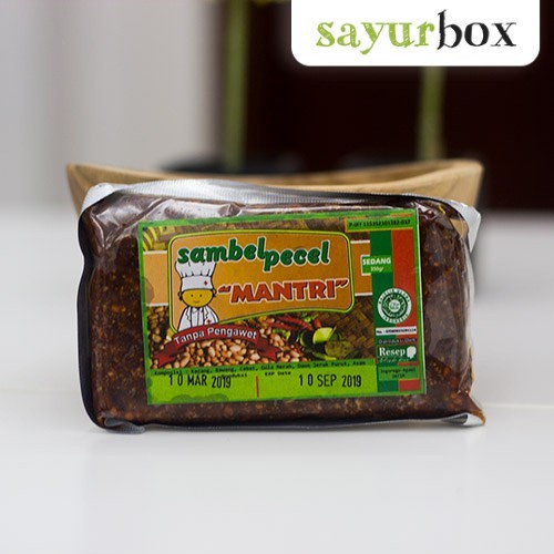

Mantri Sambel Pecel Sedang 250 gram Sayurbox