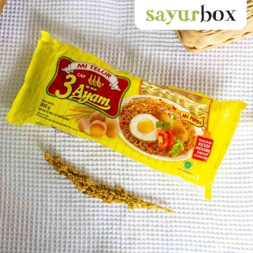

Cap 3 Ayam Mie Telur Kuning 200 gram Sayurbox