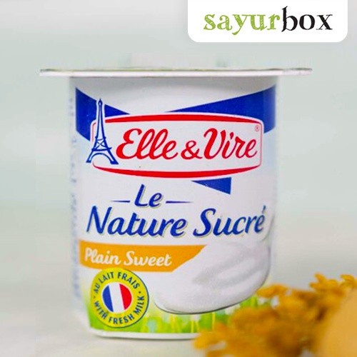 

Elle & Vire Yogurt Plain Sweet 125 gram Sayurbox
