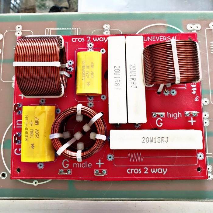 Crosover Pasif 2 Way Universal