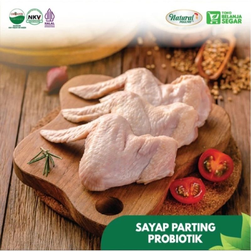 

Sayap Ayam Probiotic 500gram - Natural Poultry