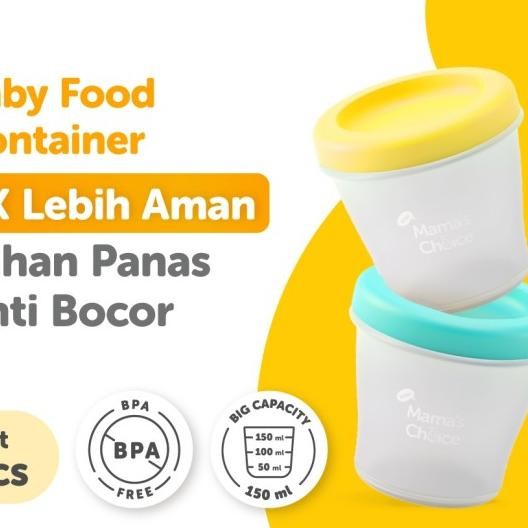 Mama'S Choice Baby Food Container Tempat Mpasi Freezer Cups