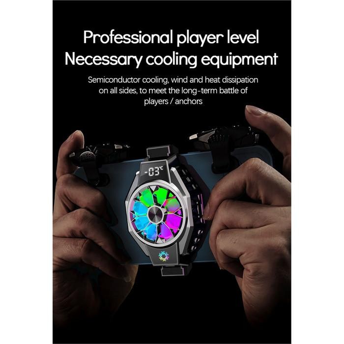 X9 Mobile Cooling Funcooler Kipas Pendingin Hp Cooling Fan Gaming Pubg