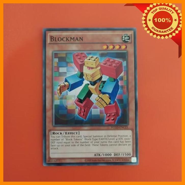 (RFH) BLOCKMAN YGLD COMMON KARTU YUGIOH ORIGINAL KONAMI