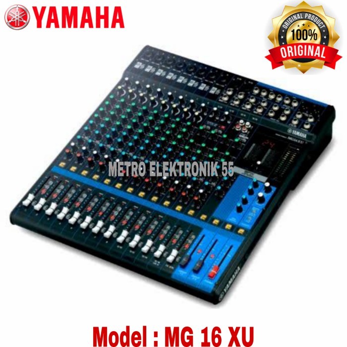Mixer Yamaha MG 16 XU ( 16 Channel ) Original Garansi Resmi Yamaha