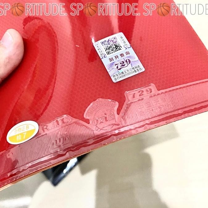 Karet Bat Pingpong Karet Bet Pingpong Rubber 729 Cross Isi Sepasang