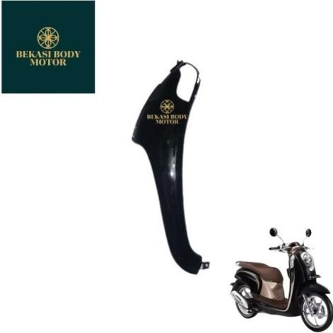Berkualitas Win - Sayap Kap Tebeng L Kiri Motor Scoopy Fi K16 2013 - 2016 Warna Hitam Glosy Terbaru