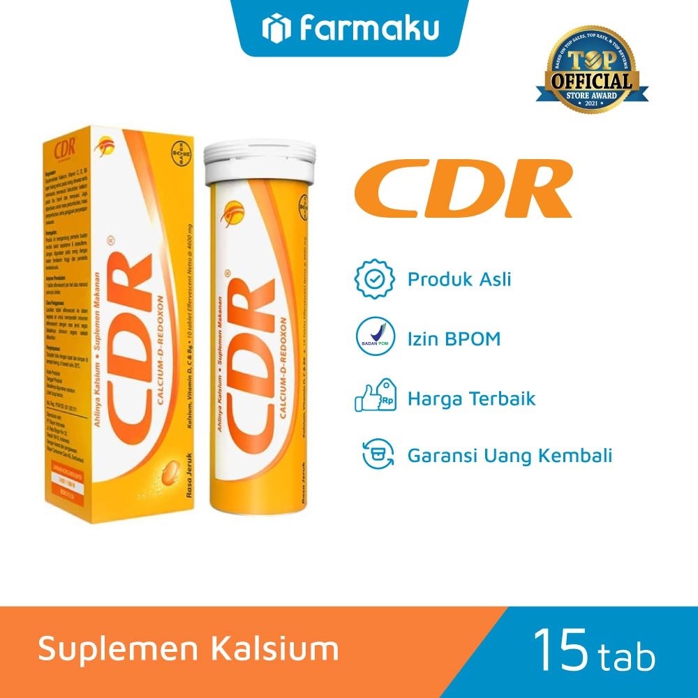 CDR Sweet Orange Tab Effervescent 15S