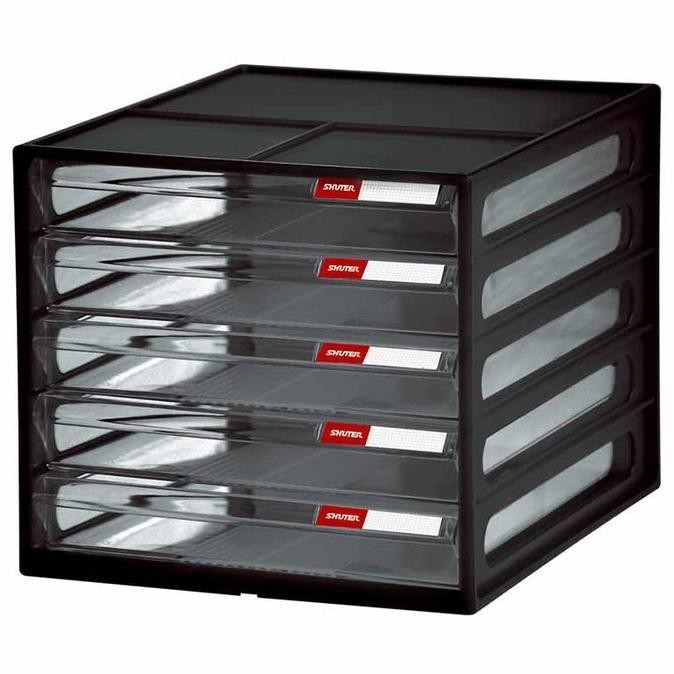 

Baru | Rak File A4 Dd-1205 / Dd-105P Shuter Desk File Organizer (Black/White)