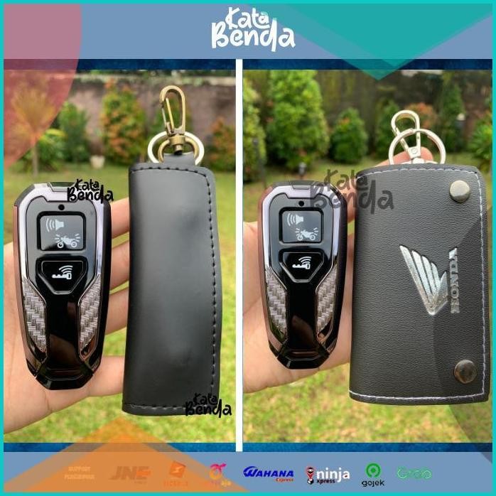 Case Remote Carbon + Dompet STNK Keyless Vario/PCX/ADV 160/125 2022 8J