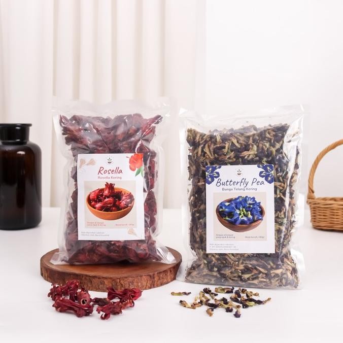 

TERBARU ALORA BUNGA TELANG KERING 100GR - DRIED BUTTERFLY PEA TEA ALORA !!!!!