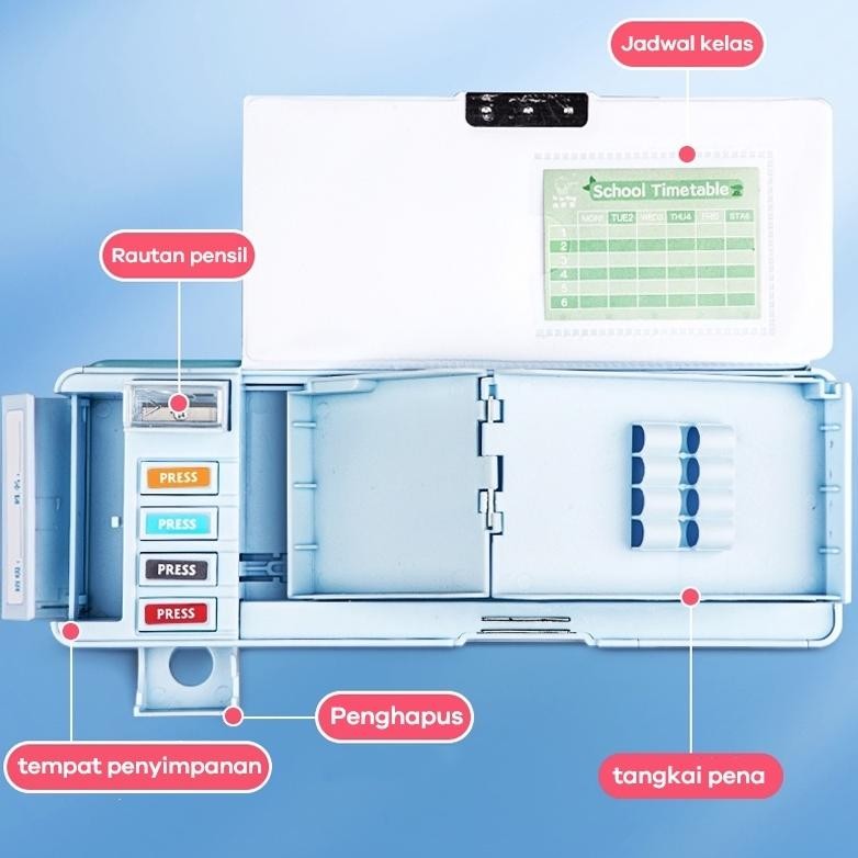 

Terbaru Matougui Kotak Alat Tulis Multifungsi Berpenampilan Tinggi Dengan Banyak Pola Dan Kotak Alat Tulis Berlapis Ganda Ufo-2025
