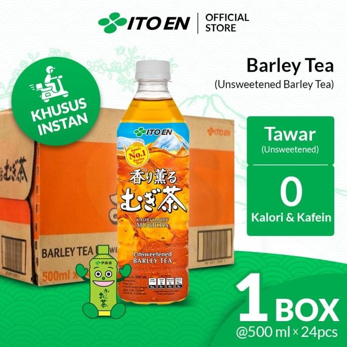 

READY STOCK ITO EN BARLEY TEA NO SUGAR 500ML ISI 24 PCS - KHUSUS INSTANT !!!!!