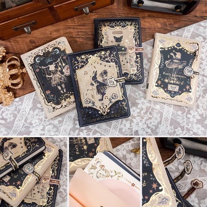 

gh-67 Magnetic Notebook Diary Pan's Labyrinth / Buku Diary PU Leather Buku Catatan - 0881 Terlaris