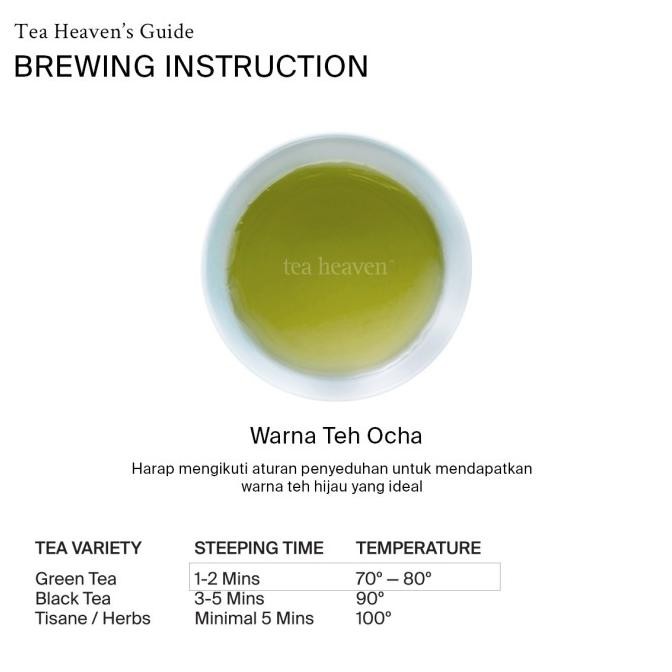 

READY STOCK JAPANESE OCHA GREEN TEA | TEA HEAVEN | TEH HIJAU JEPANG OCHA ORGANIK !!!!!
