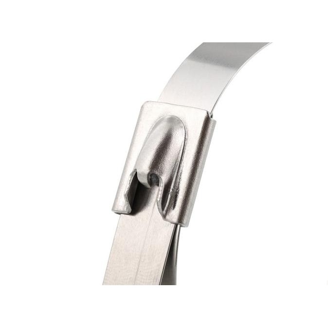 

Baru | Per 50 Pcs Cable Ties Straps Stainless 19 X 400 Mm Kabel Tis Tali Plat