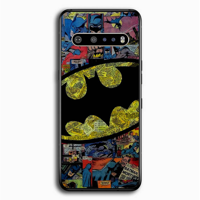 Casing Custom Hardcase Softcase LG V60 V50 V50S V40 V30 V20 G8X Velvet ThinQ 5G Batman Comic AB4006 