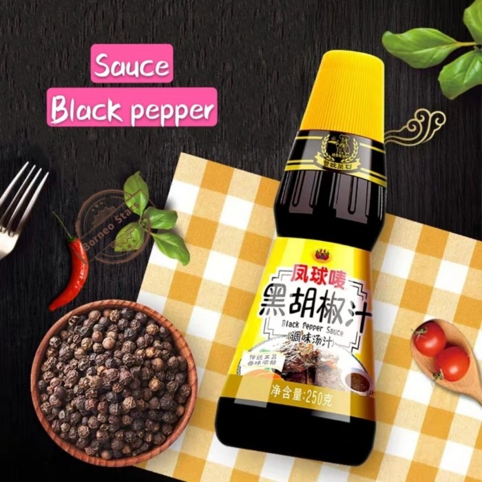 

Ready Sauce Black Pepper Saus Lada Hitam Steak