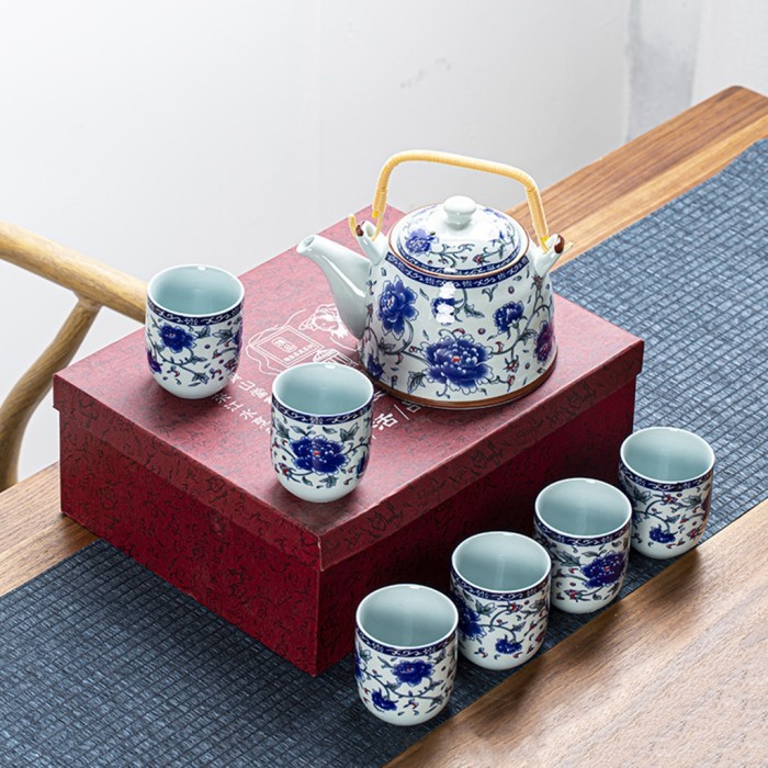 

Ready De Hua Porcelain Teapot Teko Cups Chinese Tea Cangkir