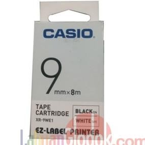 

EZ LABEL PRINTER XR-9WE1 9MM BLACK ON WHITE TAPE LABEL CASIO/CASIO 9MM ORIGINAL DAN TERPERCAYA