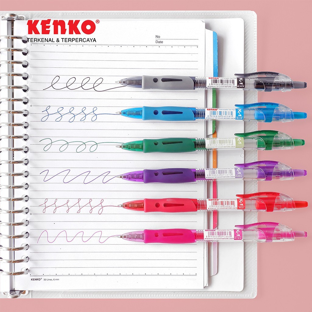 

PROMO TERBARU KENKO GEL PEN / PULPEN JEL / PENA JEL TINTA CETEK K-1 RETRACTABLE V11