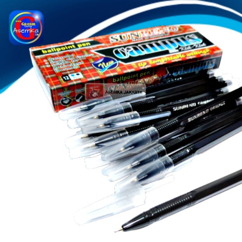 

PROMO GPA BALLP PEN SUNRENO CAMPUS GROSIR (12PCS) D11